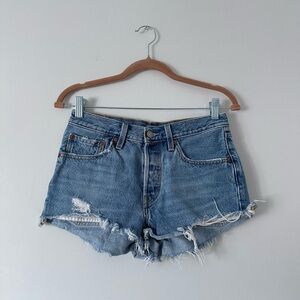 Denim Distressed Women Shorts